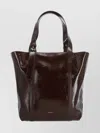 Golden Goose Versatile Tote Bag Adjustable Straps In Burgundy