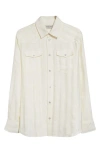 Golden Goose Nour Shirt In Papyrus