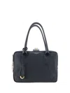 Golden Goose Deluxe Brand Logo Printed Zipped Tote Bag In Black