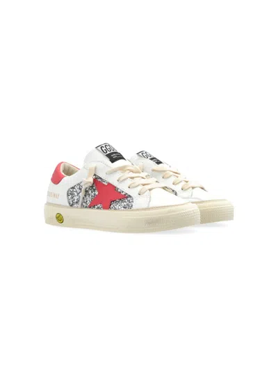 Golden Goose Kids' Vintage Havana Leather Sneakers In Multi