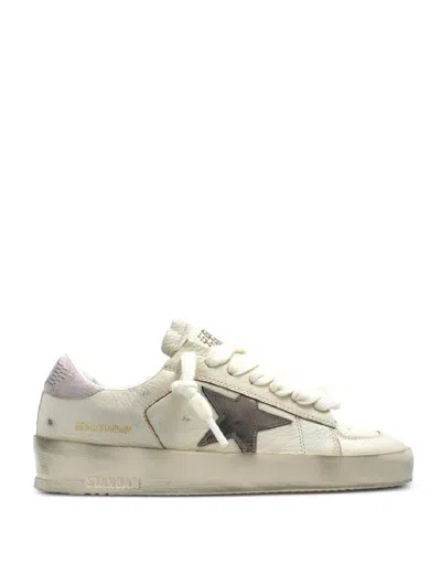 GOLDEN GOOSE VINTAGE-INSPIRED DISTRESSED SNEAKERS WITH PROMINENT STAR DETAIL