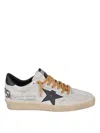 Golden Goose Deluxe Brand Men Ball Star Low-top Suede Sneakers With Used Effect In Multi