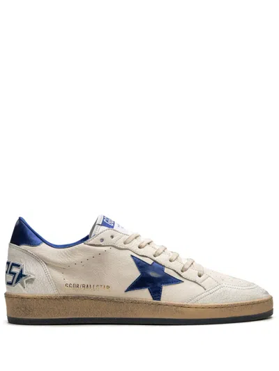 Golden Goose Vintage Leather Sneakers For Men In White