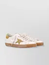 Golden Goose Leather Upper Sneakers With Suede Accents In Neutral