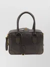 Golden Goose Vintage Leather Tote Bag With Adjustable Strap In Brown