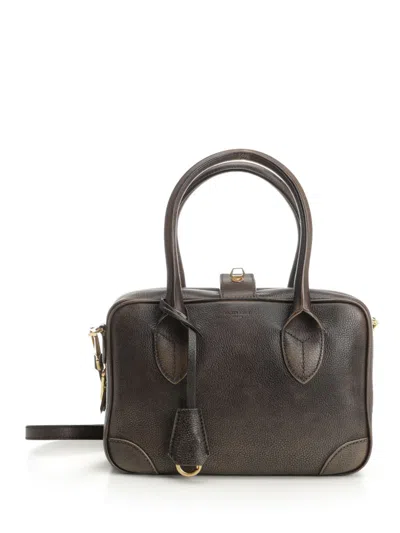 Golden Goose Vintage Leather Vita Bag Handbags Brown