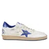 Golden Goose Vintage Low-top Sneakers With Laminated Leather Details In White