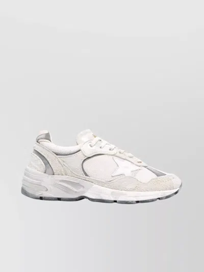 Golden Goose Vintage Mesh And Suede Sneakers
