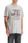 Golden Goose Cotton T-shirt Graphic Print In Grey