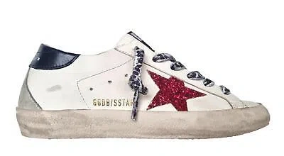 Pre-owned Golden Goose Vintage Superstar Women's Shoes 11492 White And Pink In White + Pink