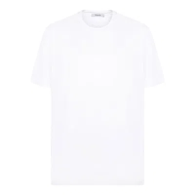 Golden Goose Vintage White Cotton T-shirts And Polos