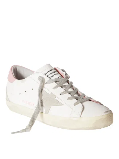 Golden Goose Vintage-style White Leather Sneakers