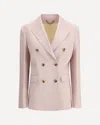 Golden Goose Virgin Wool Blazer In Pink