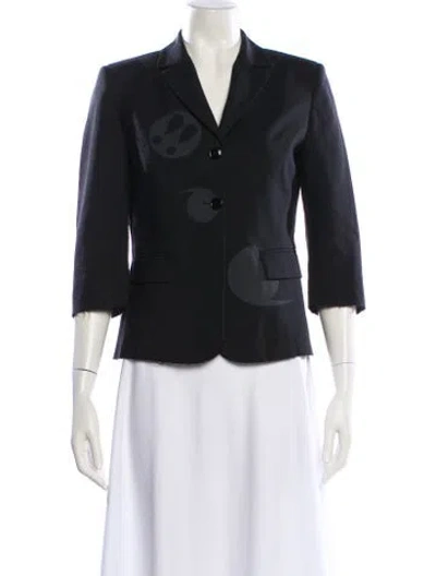 Pre-owned Golden Goose Virgin Wool Blazer In Black