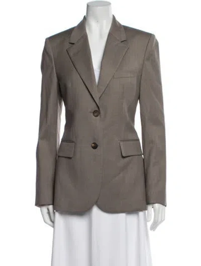 Pre-owned Golden Goose Virgin Wool Blazer In Grey