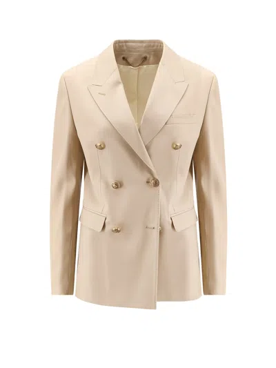 Golden Goose Virgin Wool Blazer In Neutral