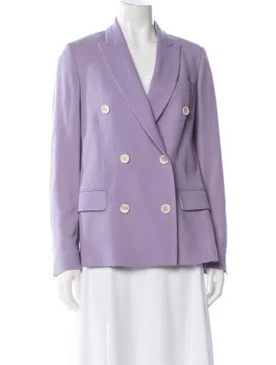 Pre-owned Golden Goose Virgin Wool Blazer In Purple
