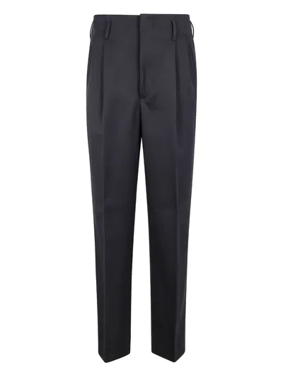 Golden Goose Trousers Wide Leg Belt Loops In Blue