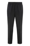 Golden Goose Lennon Virgin Wool Twill Joggers In Black