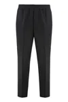 Golden Goose Lennon Virgin Wool Twill Joggers In Black