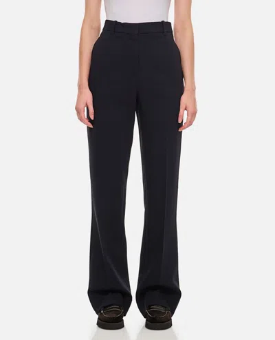 GOLDEN GOOSE VISCOSE AND WOOL CREPE RELAXED PANTS