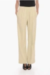 GOLDEN GOOSE VISCOSE BRITTANY TROUSERS WITH WIDE LEG