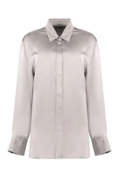 Golden Goose Viscose Shirt In Neutral
