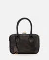 Golden Goose Women's Vintage Effect Leather Life Bag In Black