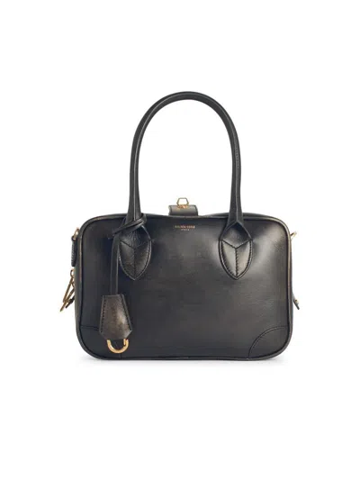 Golden Goose 'vita' Black Leather Top Case
