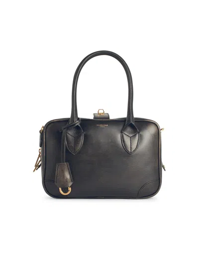 Golden Goose 'vita' Black Leather Top Case Women