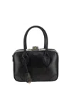 Golden Goose Structured Silhouette Top Handles Detachable Strap In Black