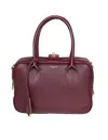 GOLDEN GOOSE GOLDEN GOOSE VITA HANDBAG IN BURGUNDY LEATHER