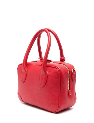 Golden Goose Vita Leather Handbag In Red