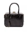 Golden Goose Structured Silhouette Top Handles Detachable Strap In Black
