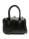 Golden Goose Structured Silhouette Top Handles Detachable Strap In Black