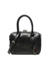 Golden Goose Women's Vintage Effect Leather Life Bag In Black