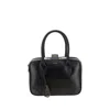 Golden Goose Structured Silhouette Top Handles Detachable Strap In Black