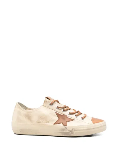 Golden Goose V-star 2 Sneakers In Neutral