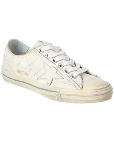 Pre-owned Golden Goose Vstar2 Leather Sneaker Women's In White