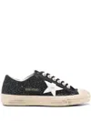 Golden Goose Lvr Exclusive Super-star Glitter Sneaker In Black