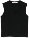 Golden Goose Sleeveless Top With In Black