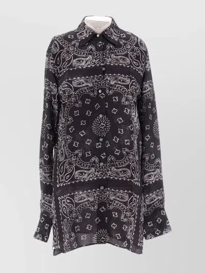 Golden Goose W's Pajamas Shirt-pasley Cuff Sleeves In Multi
