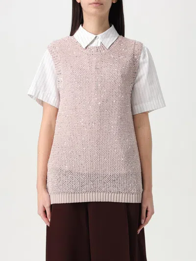 GOLDEN GOOSE WAISTCOAT GOLDEN GOOSE WOMAN COLOR GREY,G48435020