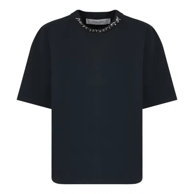 Golden Goose Washed Black Cotton T-shirts