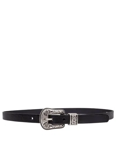 GOLDEN GOOSE GOLDEN GOOSE WASHED LEATHER BELT