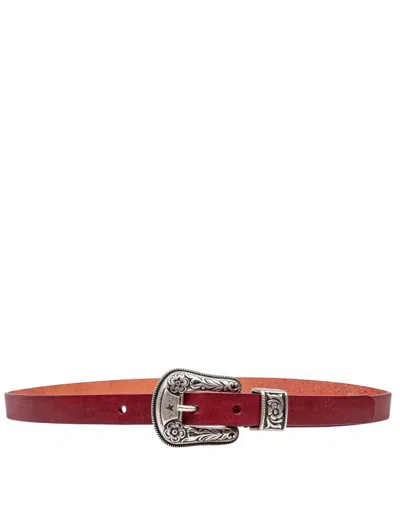 GOLDEN GOOSE GOLDEN GOOSE WASHED LEATHER BELT