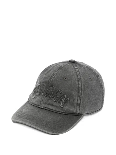 Golden Goose Washed-effect Baseball Cap In Gray