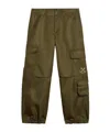 Golden Goose Water Repellent Cargo Pants In Green
