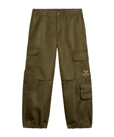 Golden Goose Water Repellent Cargo Pants In Green