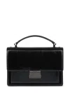 Golden Goose Wavy Leather Venezia Bag In Black